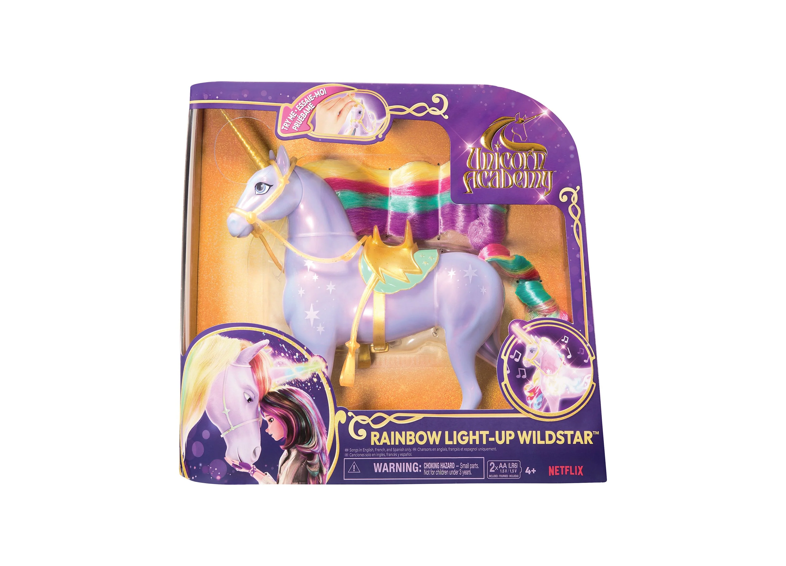 Unicorn Academy Interactive Rainbow Light-up Unicorn Wildstar - Image 5