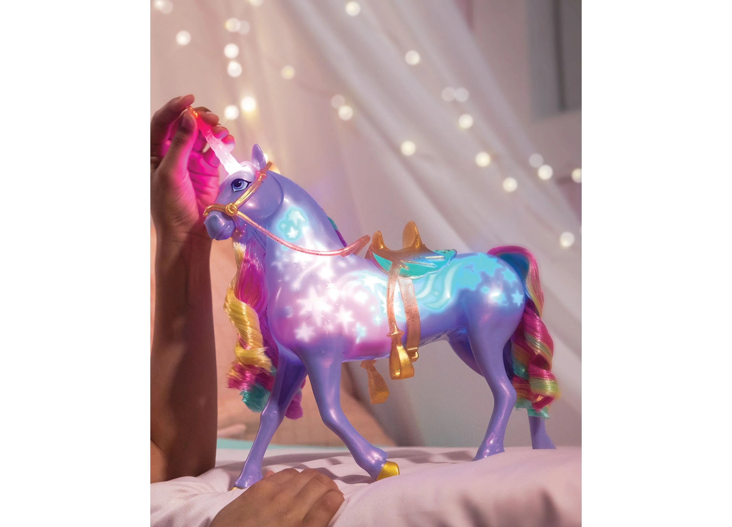 Unicorn Academy Interactive Rainbow Light-up Unicorn Wildstar - Image 7