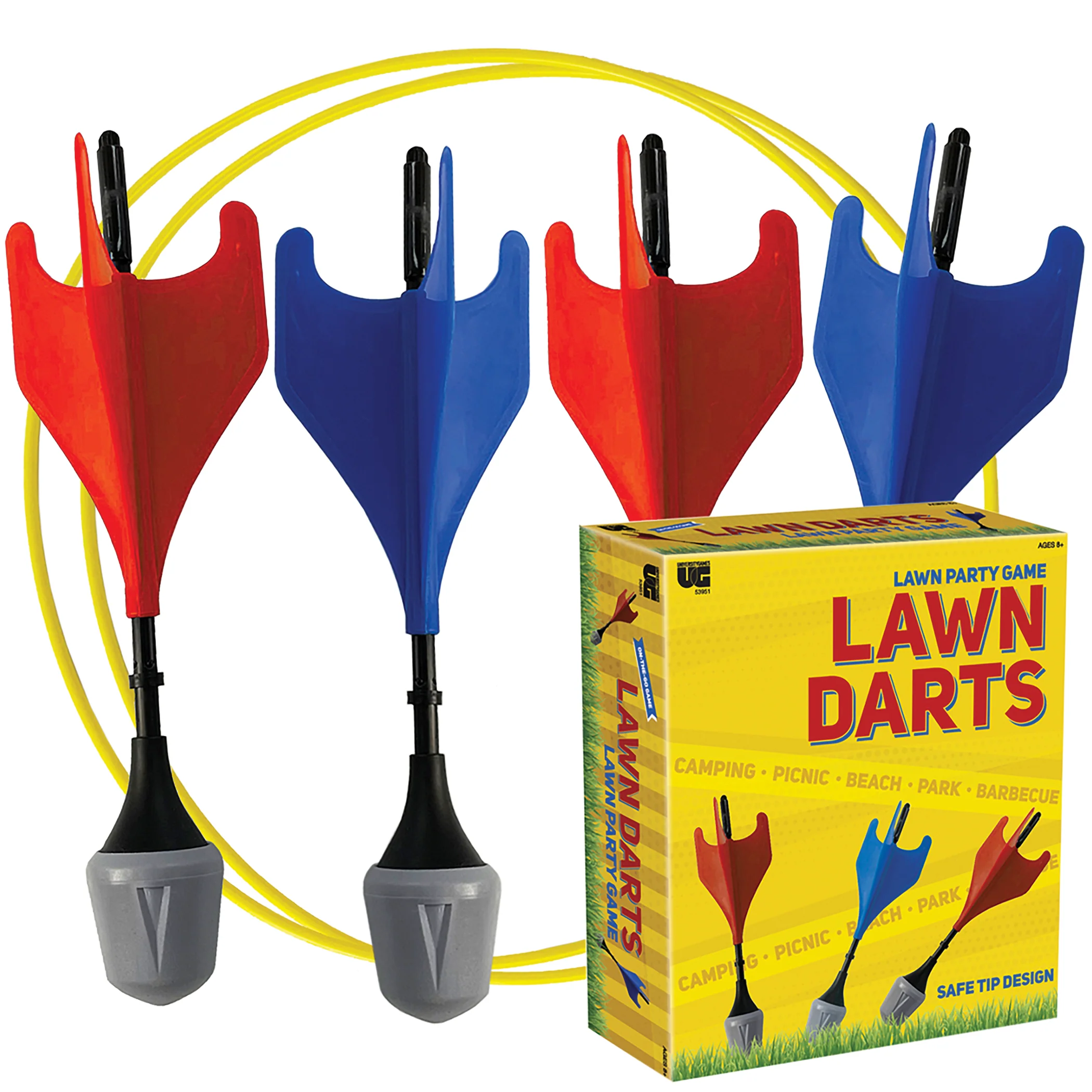 University Games Lawn Darts Outdoor Family Fun Game Set - Image 2