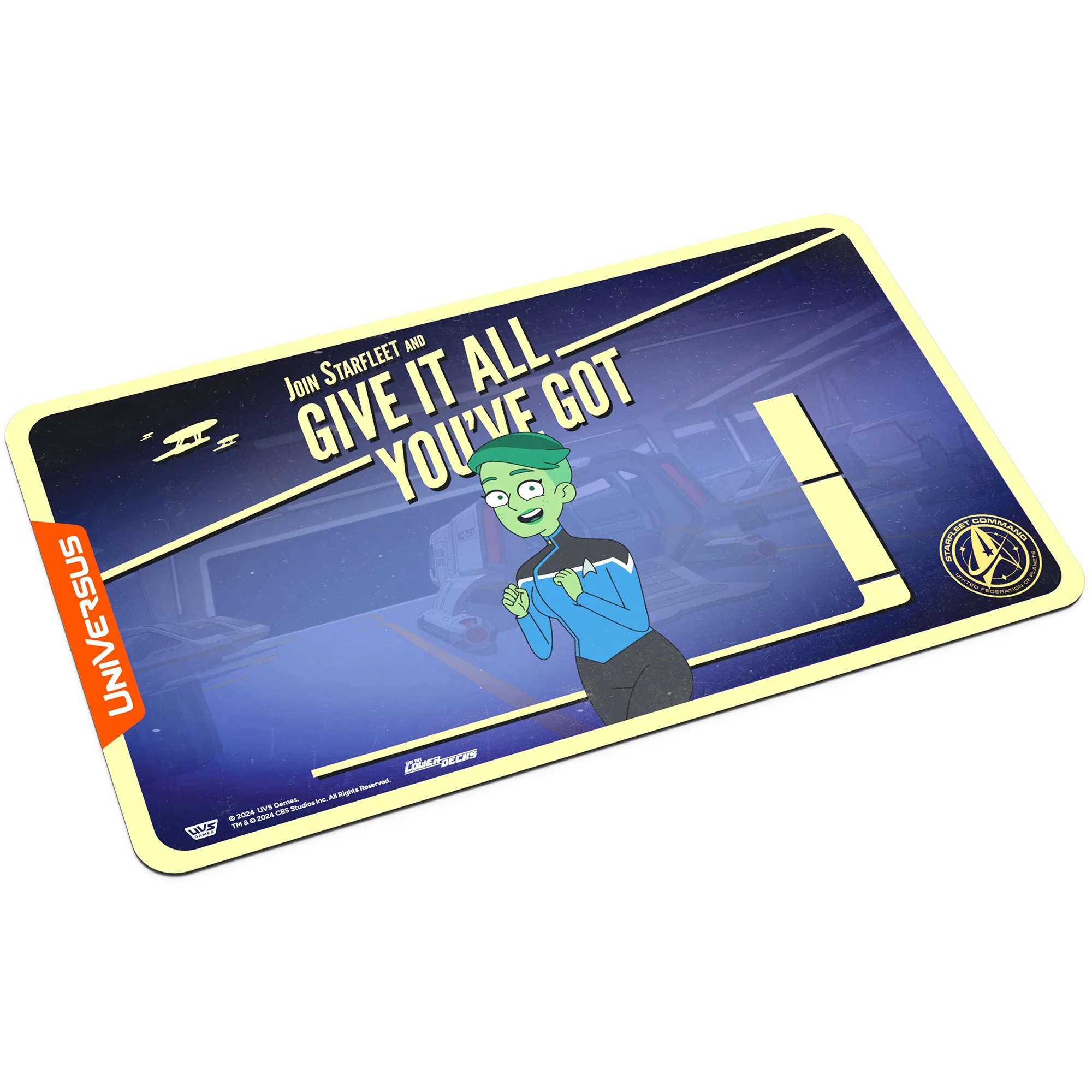 UniVersus Star Trek Lower Decks D’Vana Tendi Neoprene Playmat, 24x14" - Image 5