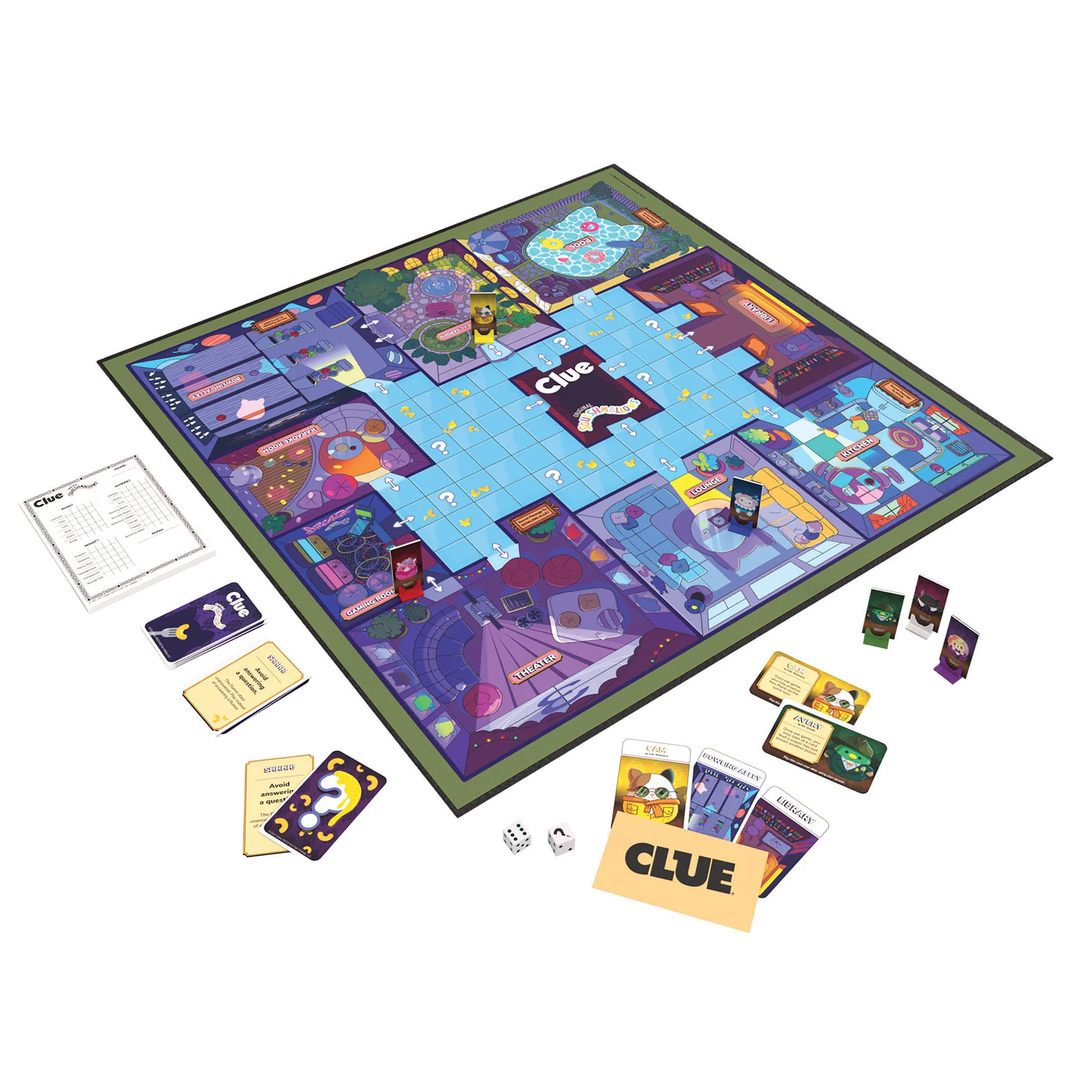 Squishmallows CLUE® Mystery Board Game by USAopoly - Image 2