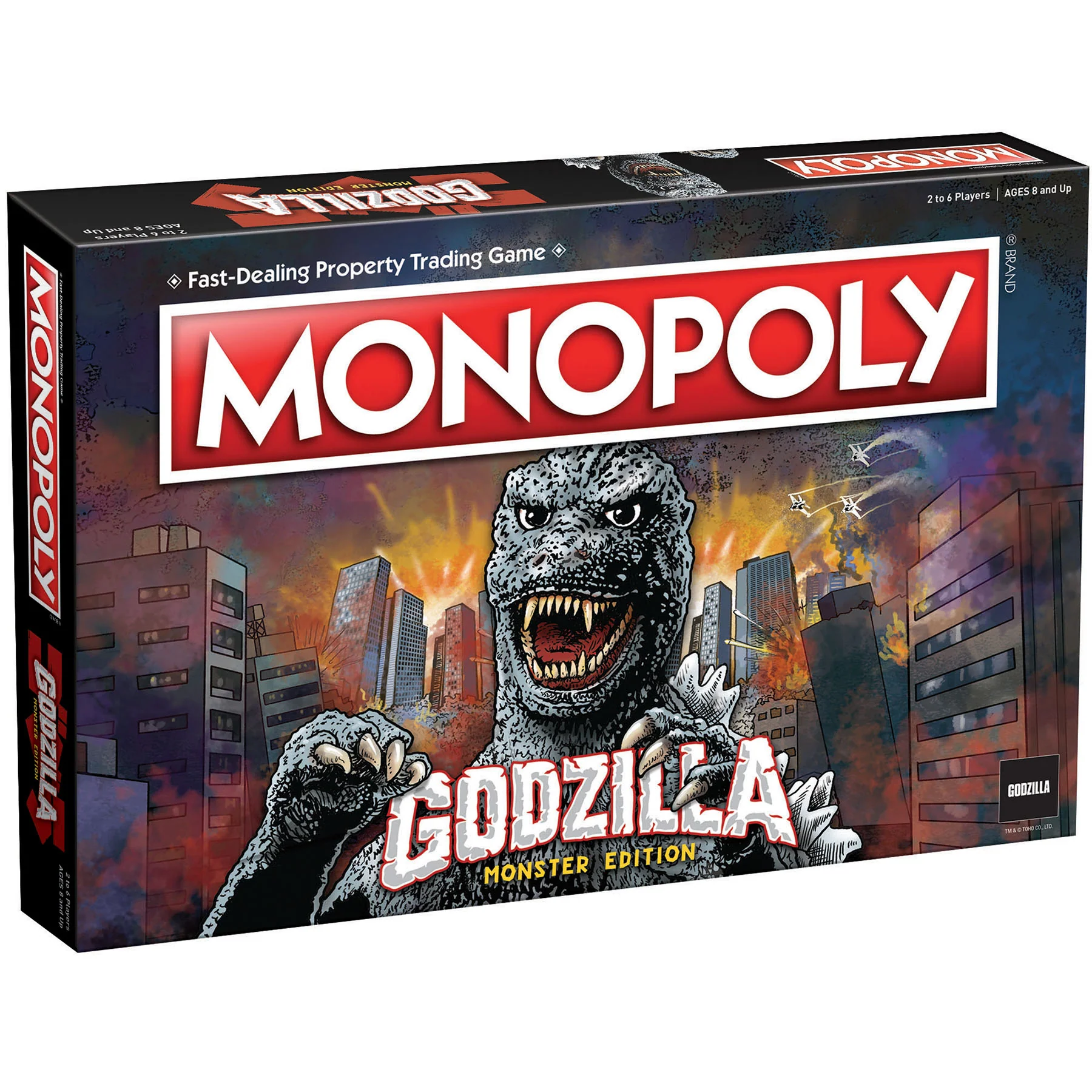 USAopoly MONOPOLY: Godzilla - Collector's Edition Board Game - Image 2