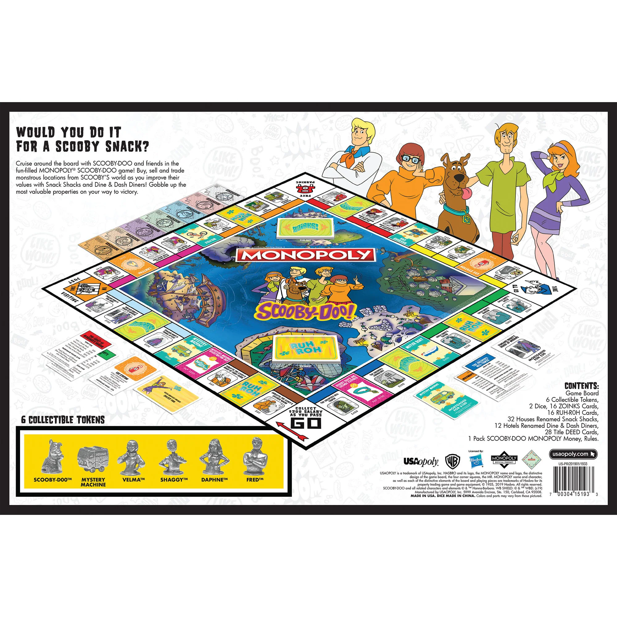 USAopoly MONOPOLY®: Scooby-Doo Board Game - Image 4