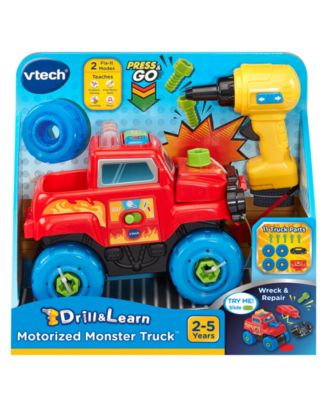VTech Drill and Learn Monster Truck Interactive Toy - Image 2