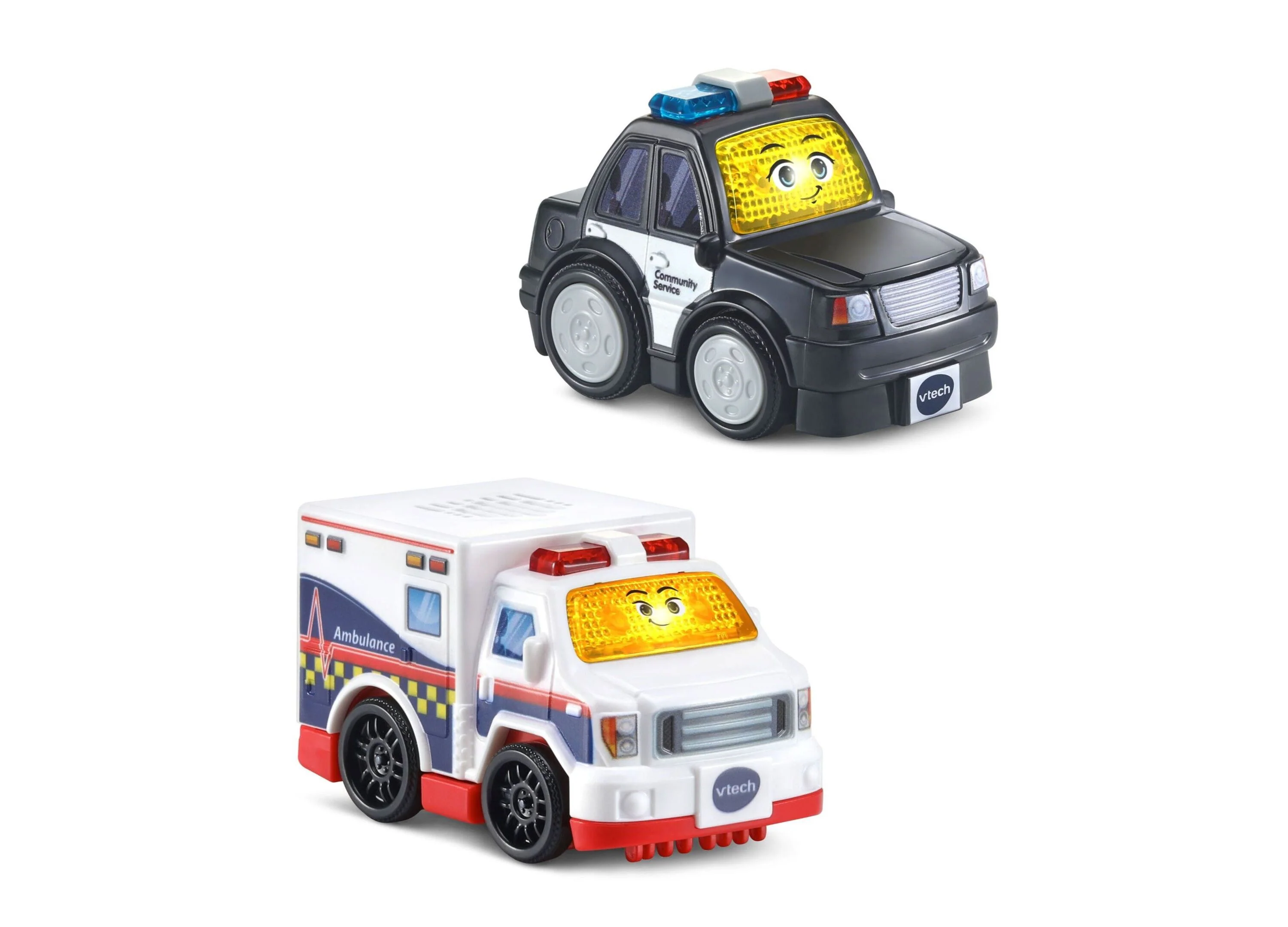 VTech Go Go Smart Wheels Helping Friends 2-Pack with Police Car and Ambulance