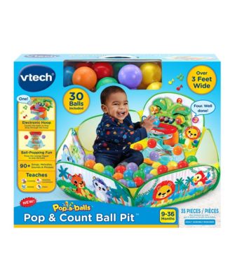 VTech Pop-a-Balls Pop Count Ball Pit - Colorful Toddler Play Zone - Image 2