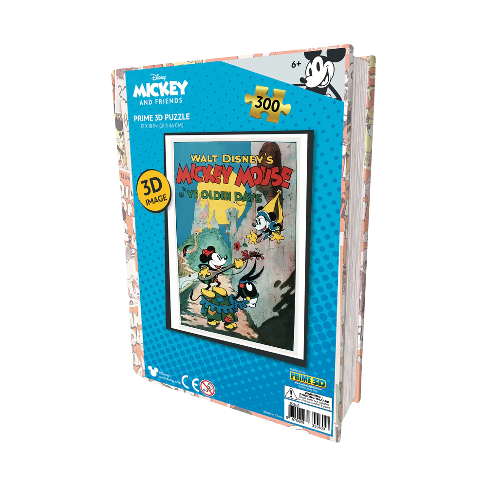 Disney Mickey Mouse 'Ye Olden Days' 3D Lenticular Puzzle - 300 pc - Image 3