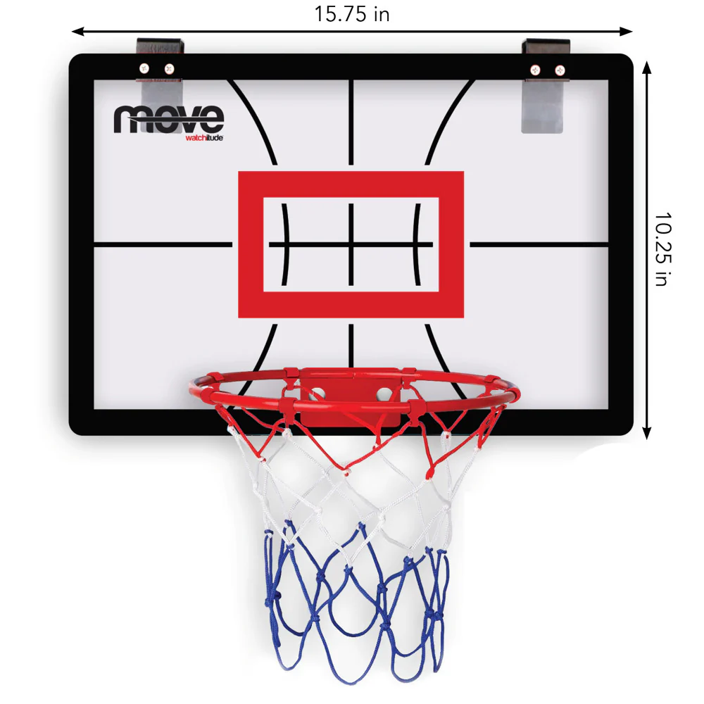 Watchitude Move Slam Dunk Pro: Indoor Basketball Hoop Set for Kids - Image 3