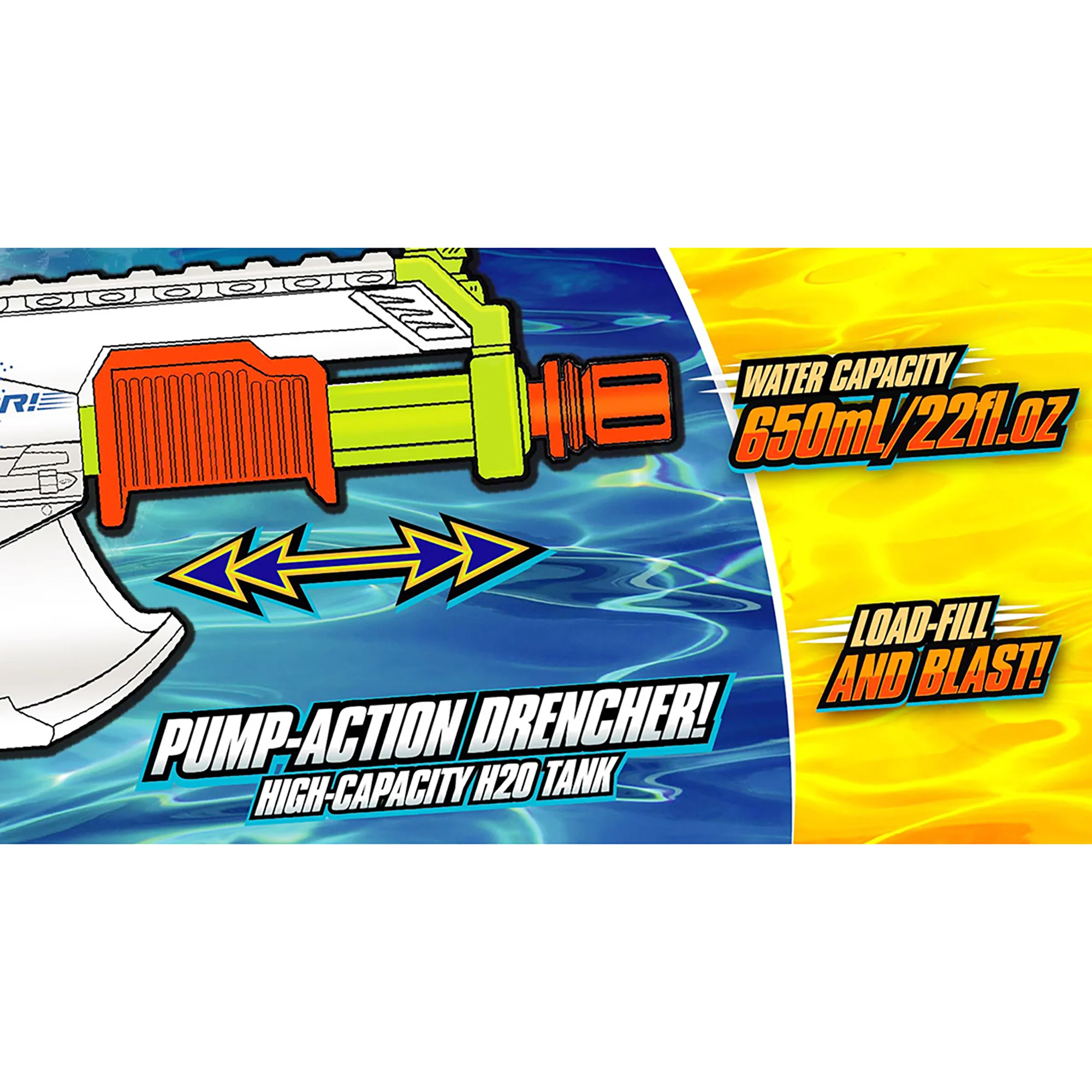 Water Blaster Saturator Pump-Action Soaker With 70 Oz Capacity - Image 5
