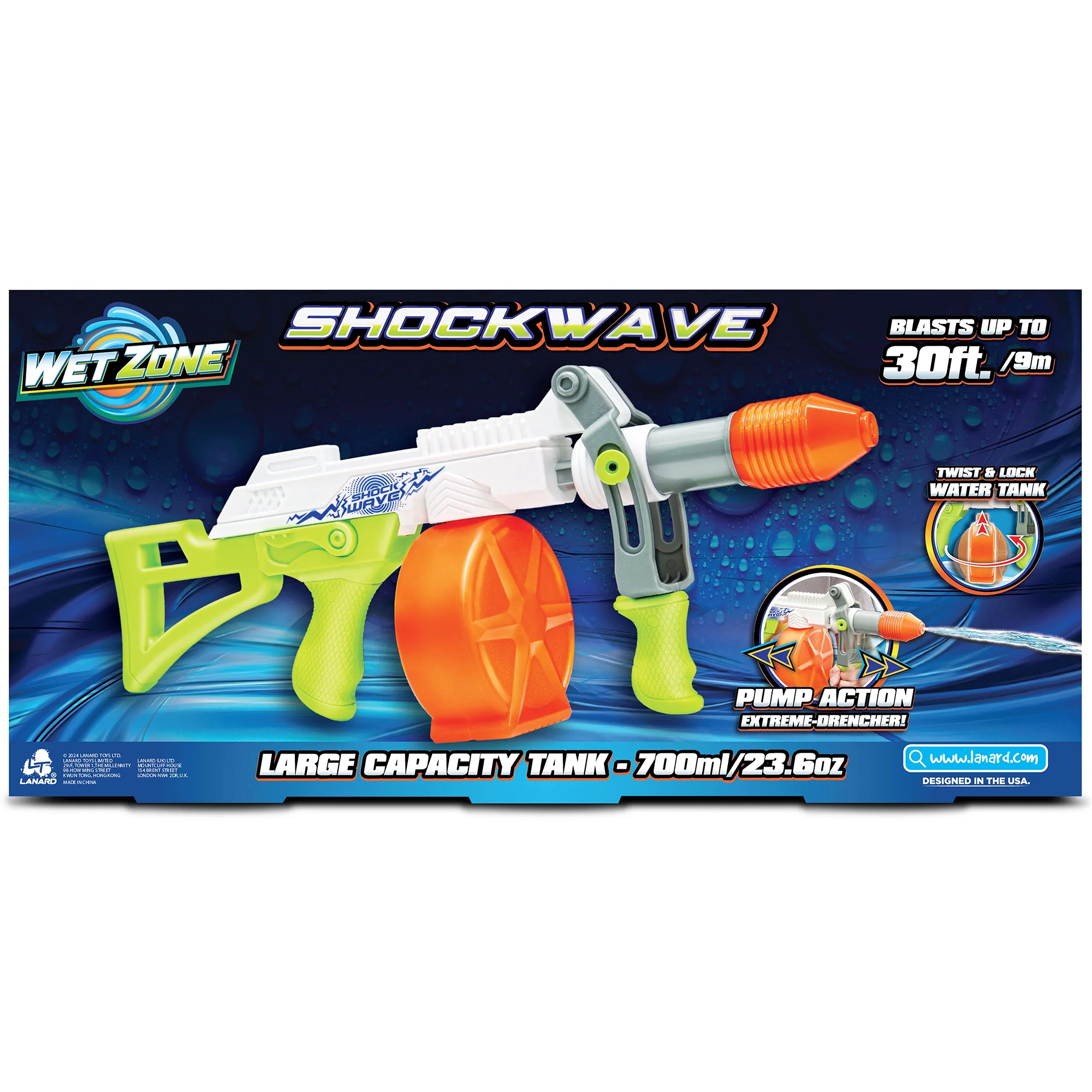 Lanard Shock Wave Water Blaster With 30-Foot Range - Image 3