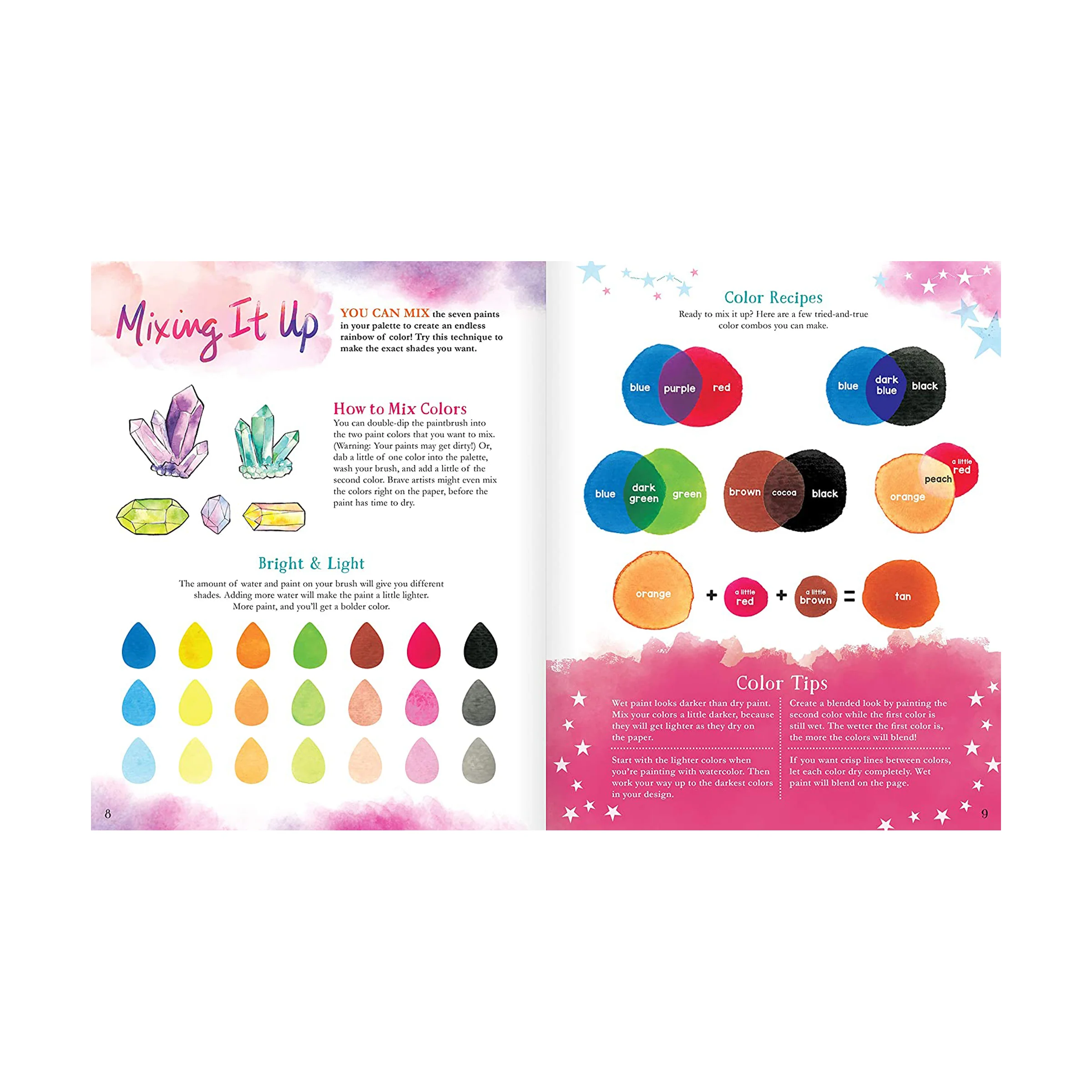 Whimsical Watercolor Dreams Complete Painting Kit for Kids and Teens - Image 3