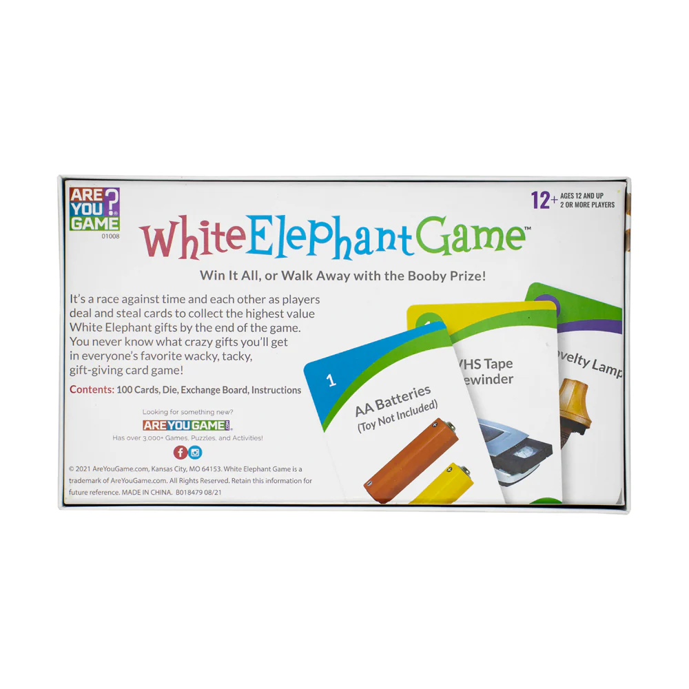 White Elephant Party Card Game by AreYouGame - Image 3