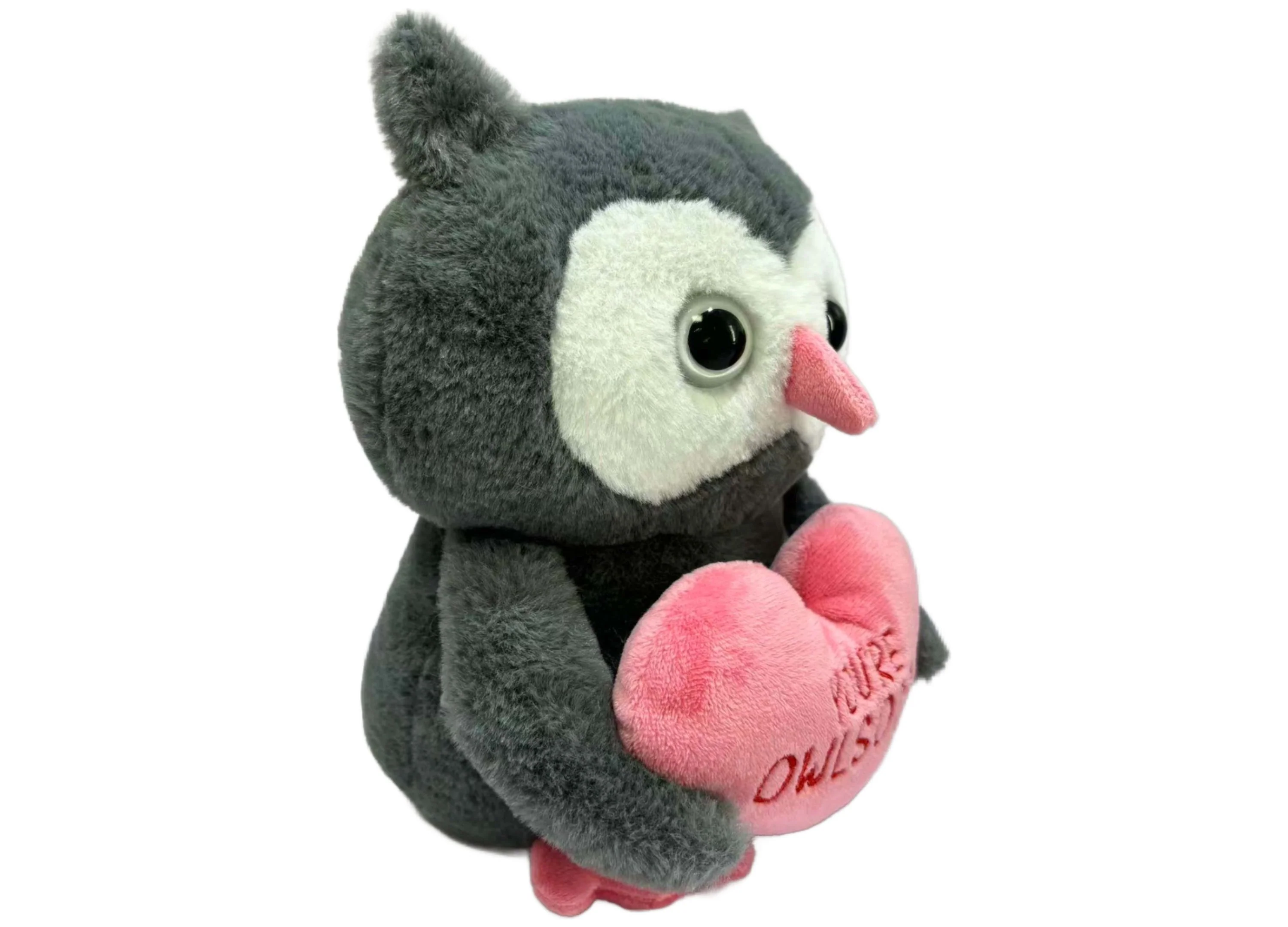Wild Hippo Valentine's Owl Plush - Cuddly Love-Themed Toy - Image 2