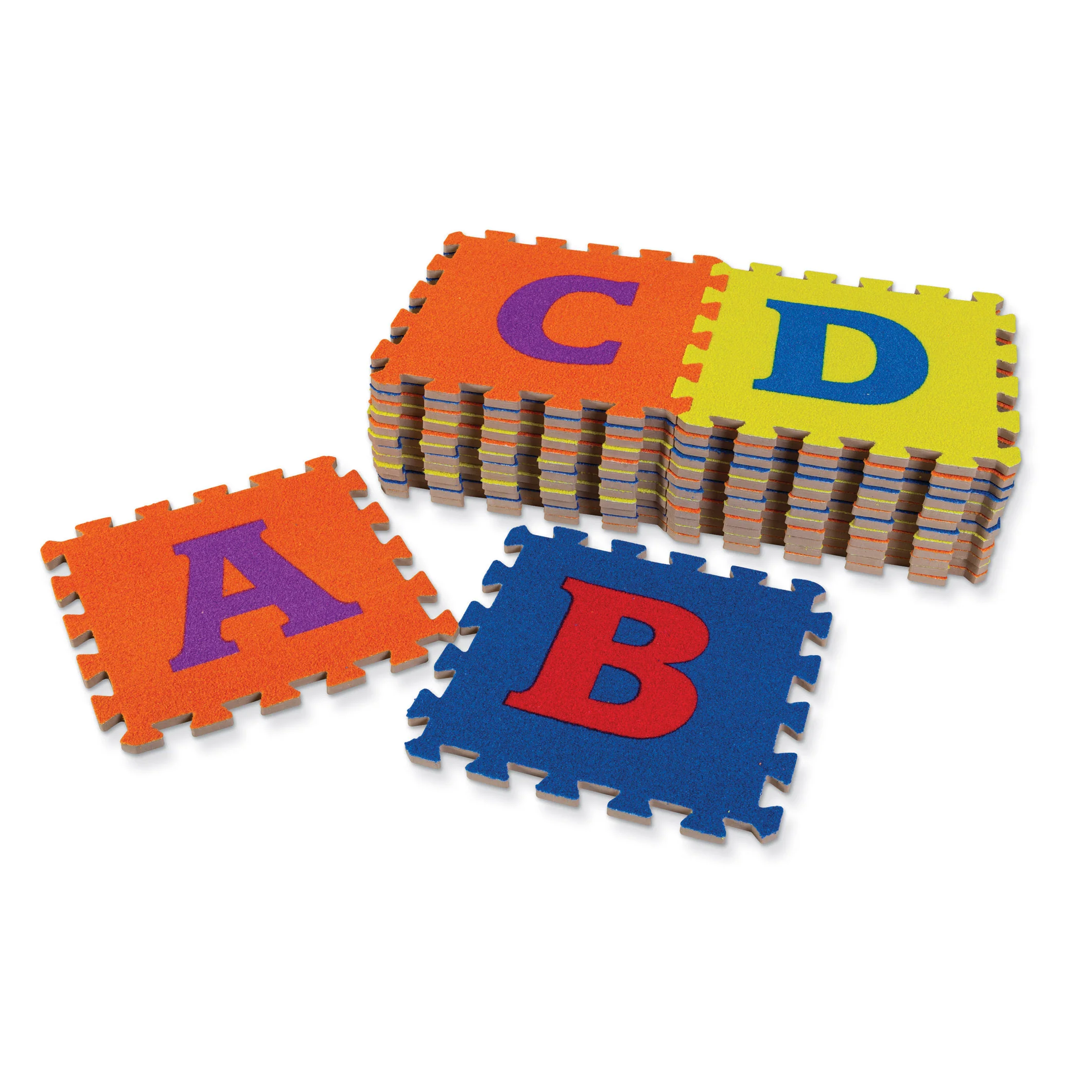 WonderFoam Alphabet Carpet Tiles 12"x12", 26-Piece Set - Image 2