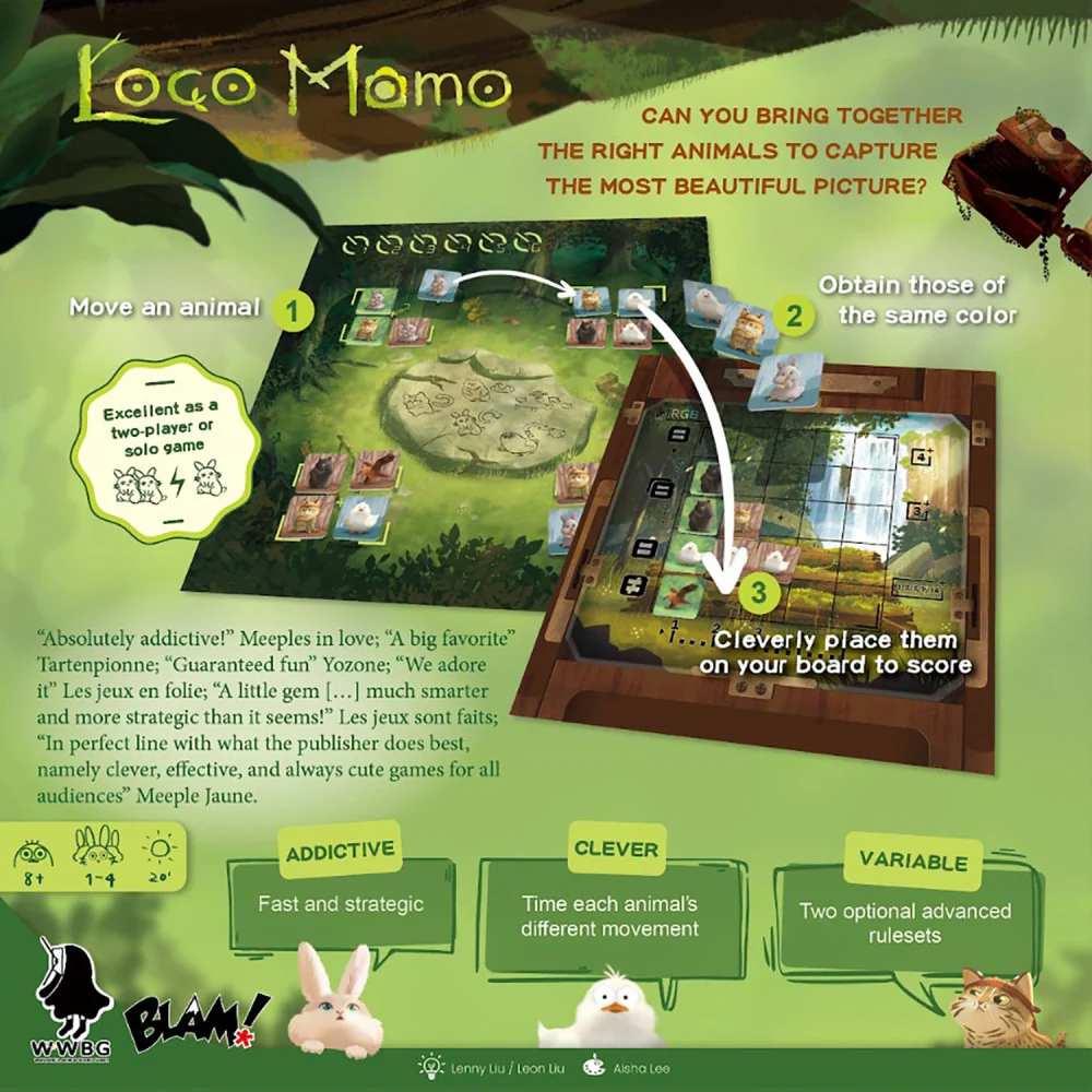 Wonderful World: Loco Momo Captivating Family Card Game, Ages 8+, 1-4 Players - Image 2