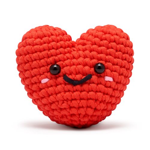 Woobles Heart Beginner-Friendly Crochet Kit