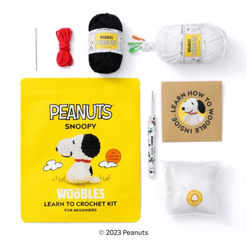 Woobles Snoopy Beginner-Friendly Crochet Kit - Image 3