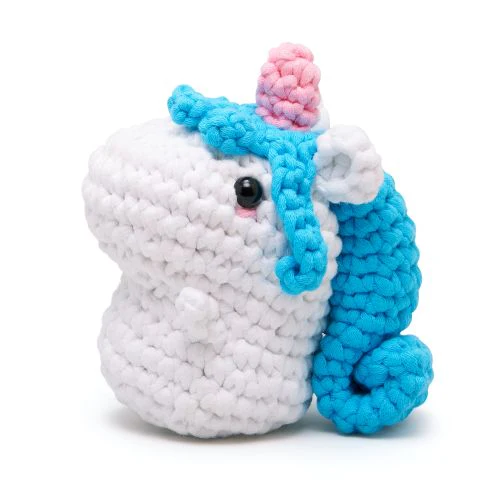 Woobles Unicorn Beginner-Friendly Crochet Kit