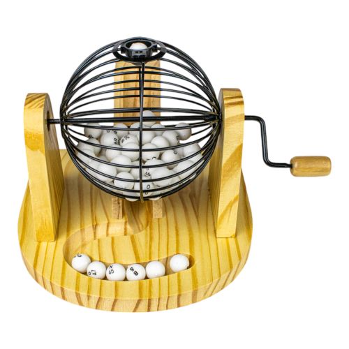 Classic Wooden Bingo Set with Colorful Accessories - Image 4