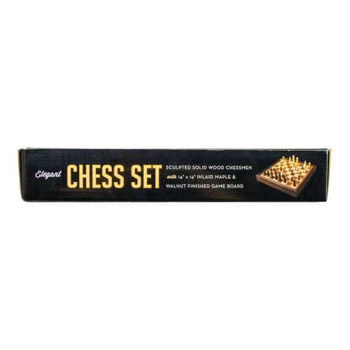 Regal Maple & Walnut Wooden Chess Set Deluxe - Image 2