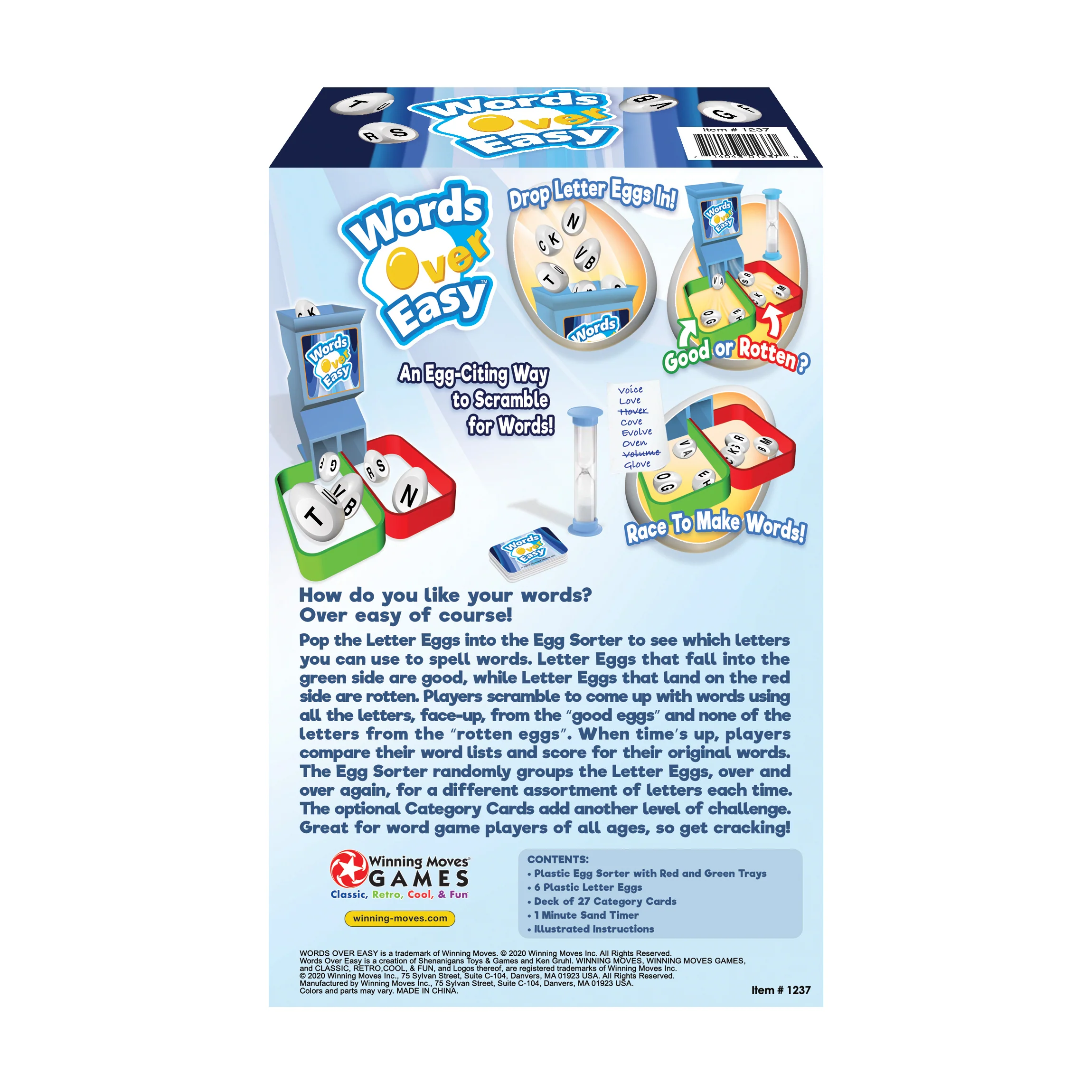 Words Over Easy - Exciting Letter Sorting Word Game - Image 2