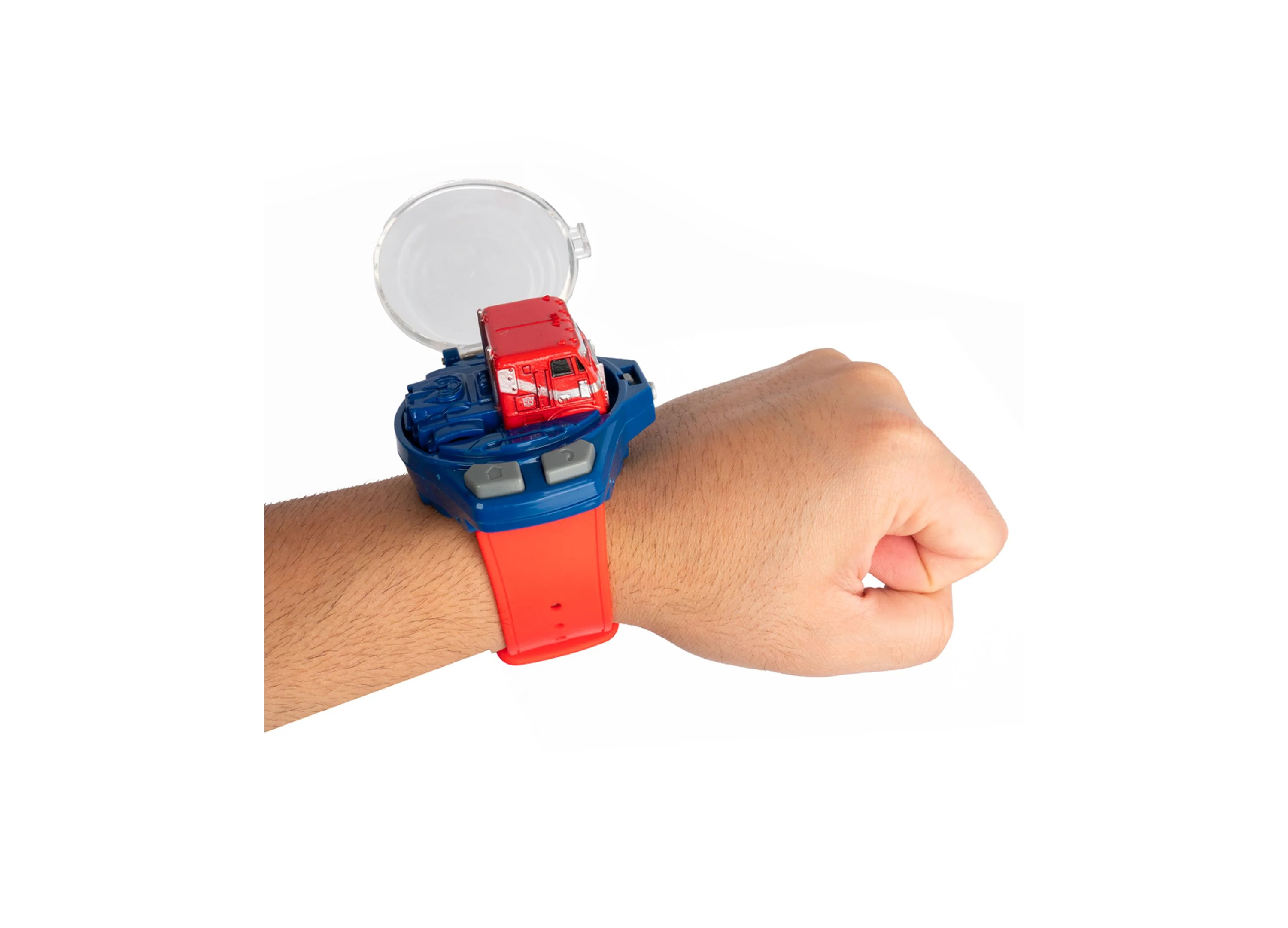 World Tech Toys Transformers Optimus Prime Wrist Case Mini RC Truck - Image 5