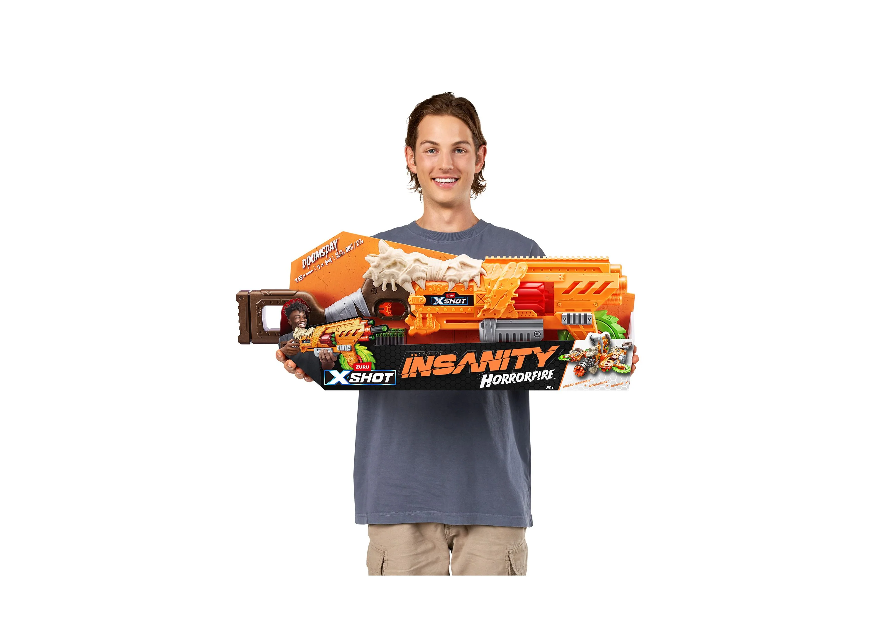 X-Shot Insanity Horrorfire Chainsaw with Spinning Saw Blade - Image 4