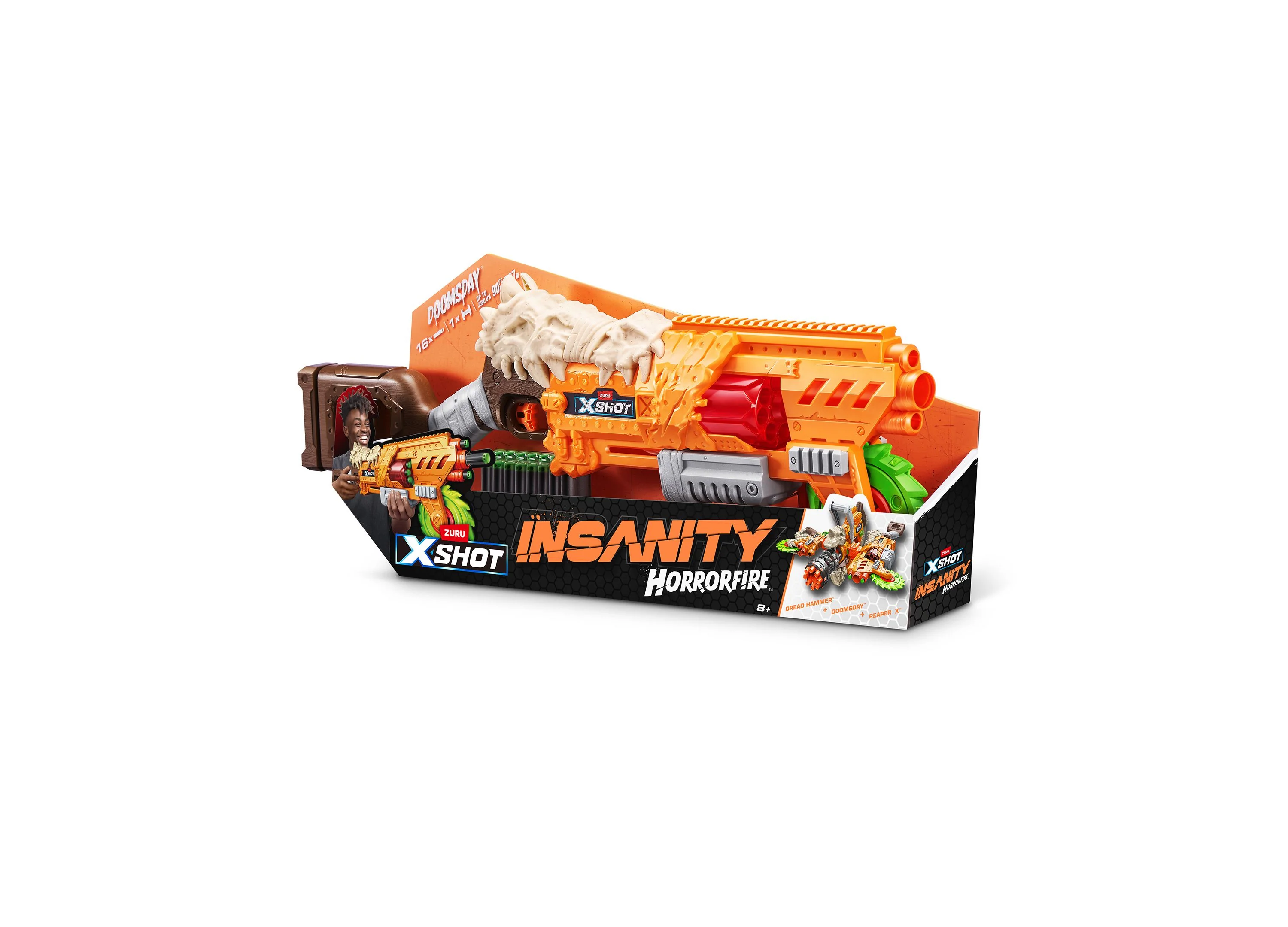 X-Shot Insanity Horrorfire Chainsaw with Spinning Saw Blade - Image 9