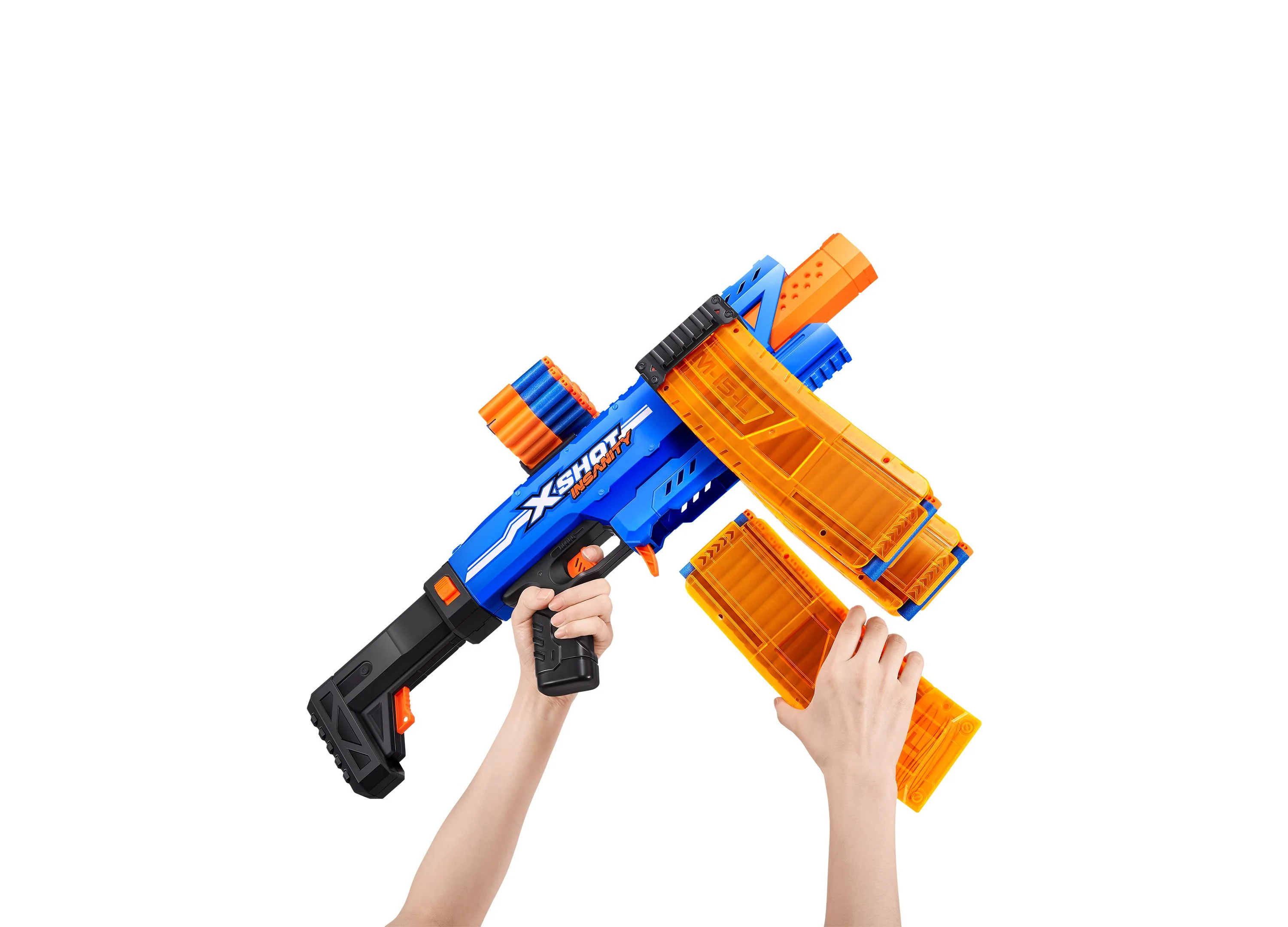 X-Shot Insanity Motorized Clip Blaster Showdown - Image 10