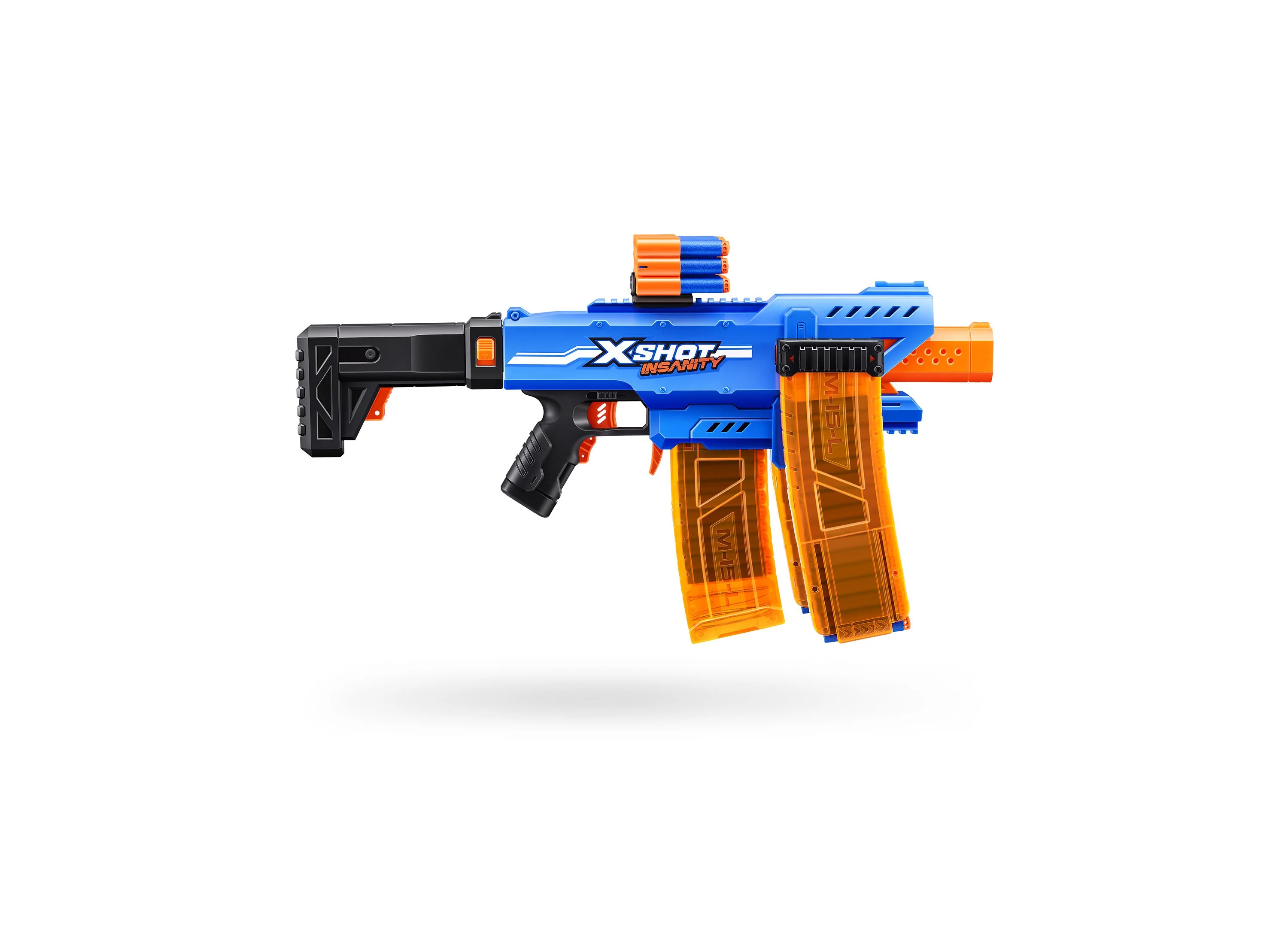 X-Shot Insanity Motorized Clip Blaster Showdown - Image 2