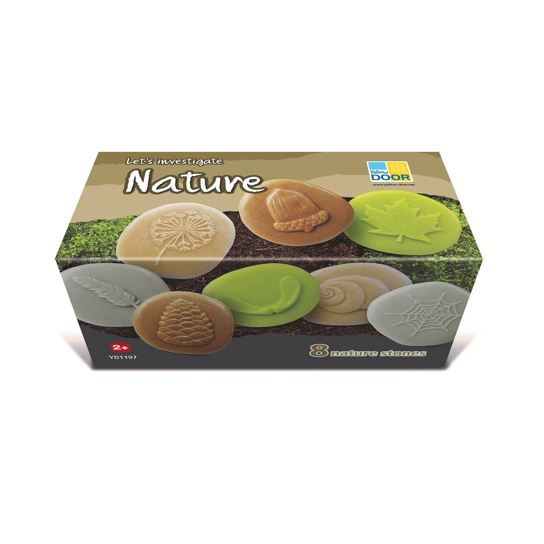 Yellow Door Let's Investigate - Nature Exploration Stone Set - 8 Pieces - Image 2