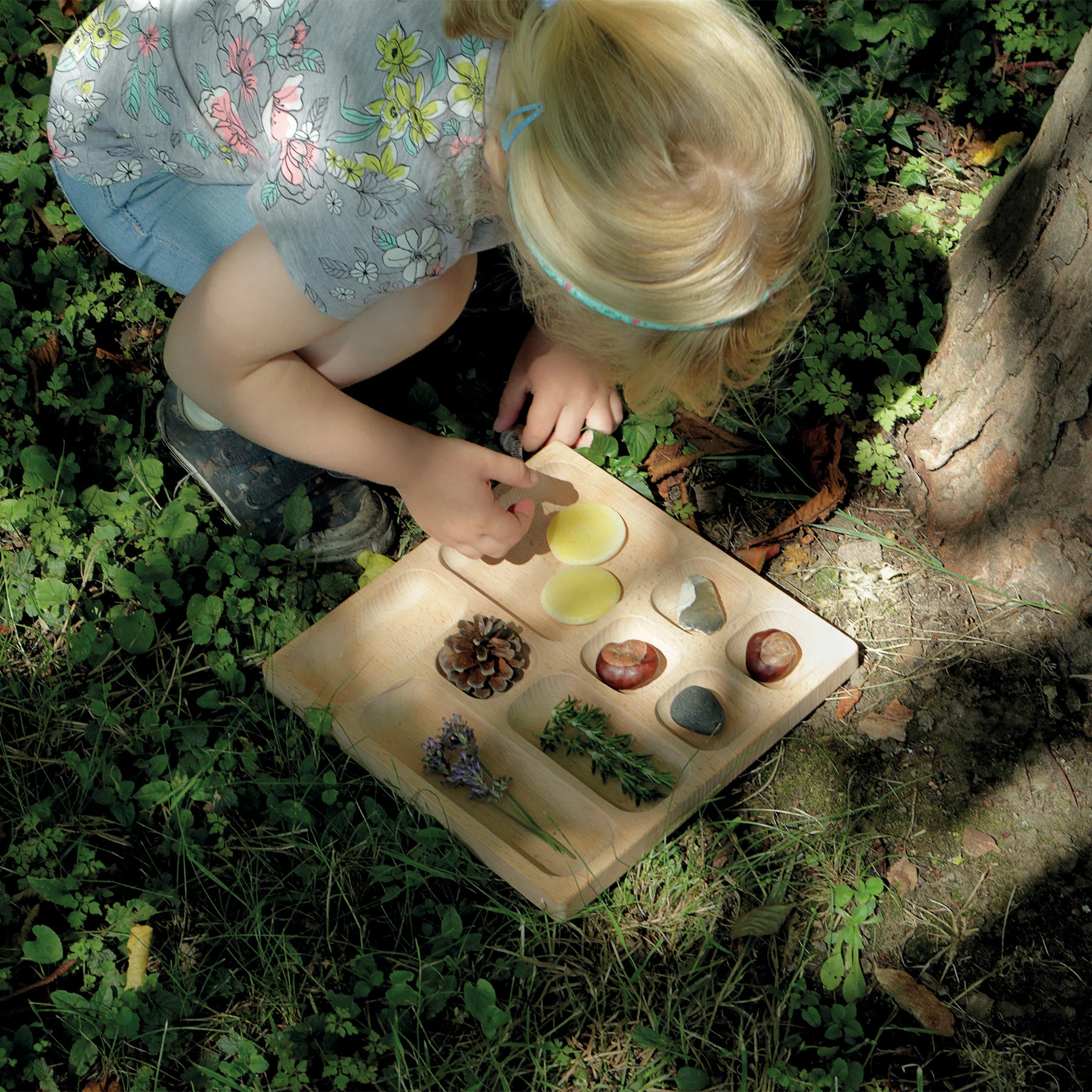 Yellow Door Natural Tinker Tray for Curious Kids - Image 4