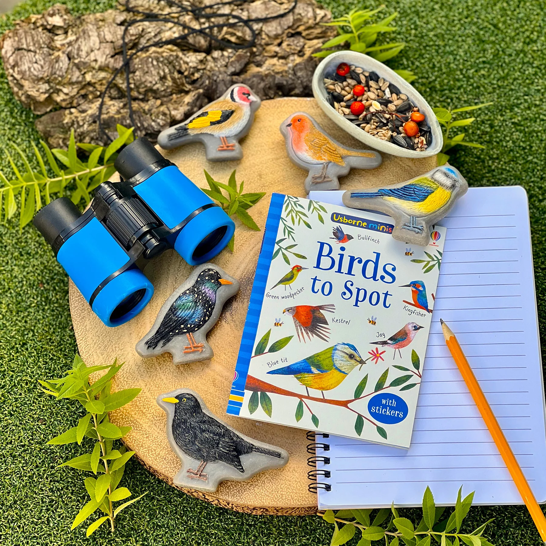Yellow Door Sensory Play Stone Birds - Interactive Set of 8 - Image 6