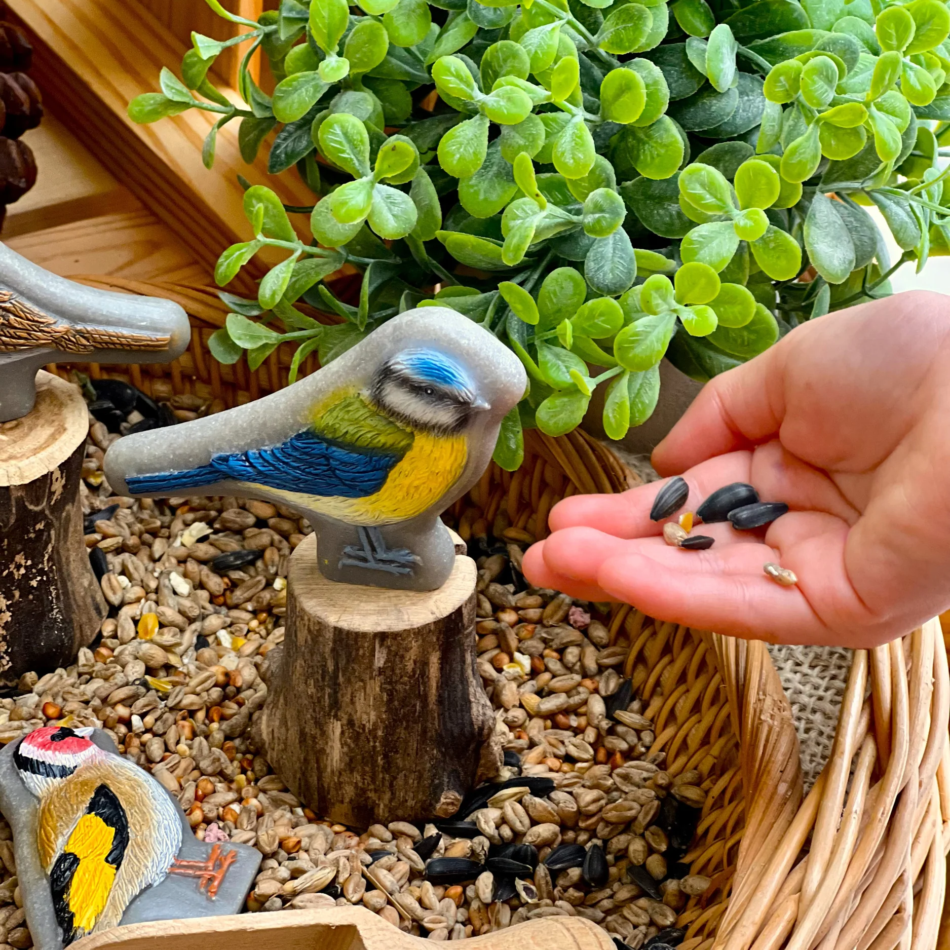 Yellow Door Sensory Play Stone Birds - Interactive Set of 8 - Image 8