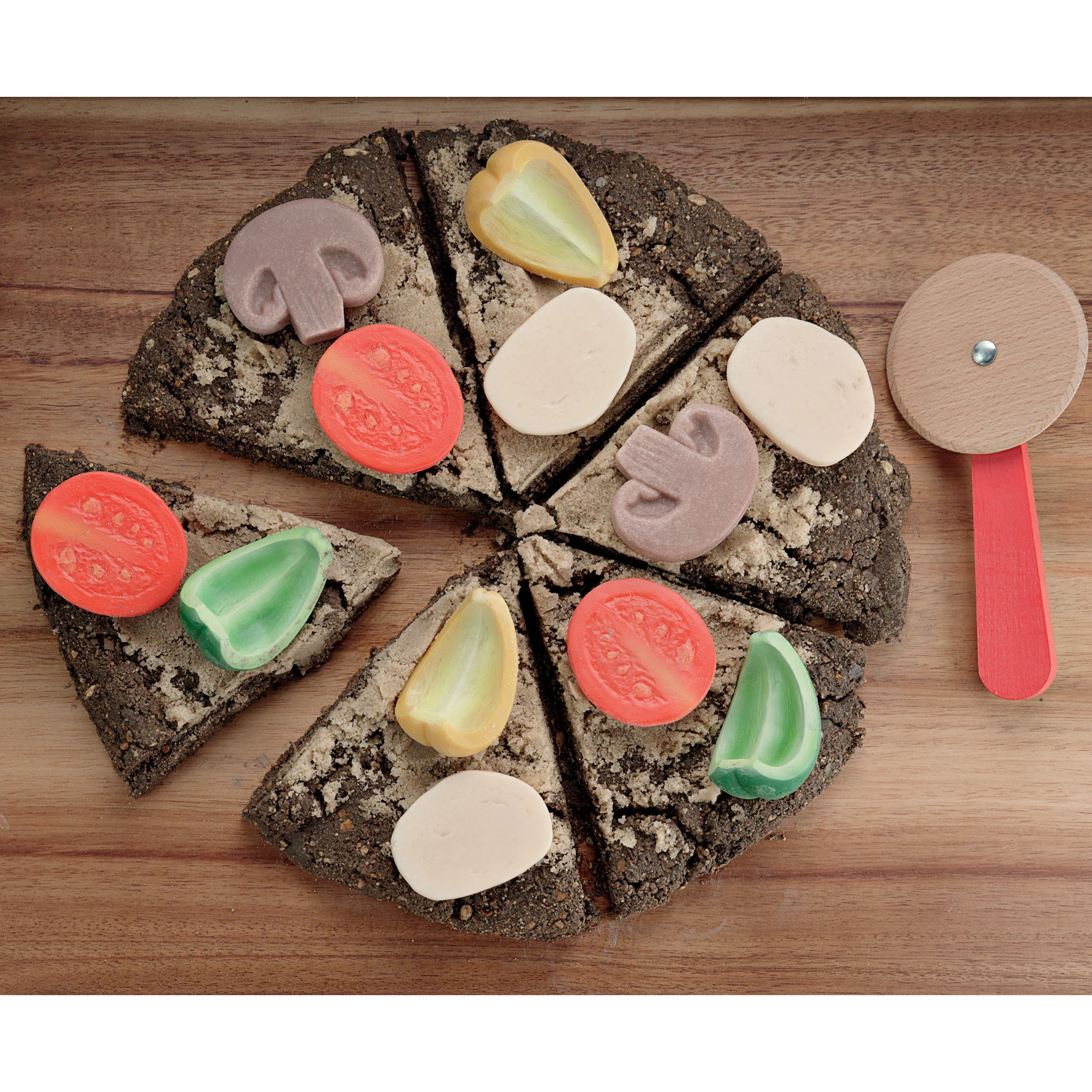 Yellow Door Playful Pizza Sensory Play Stones - Image 7