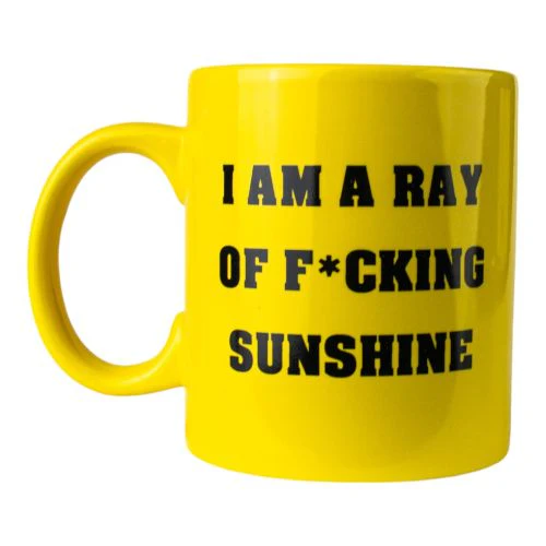 Yellow Ray of Sunshine 16 oz Cheerful Mug - Image 2