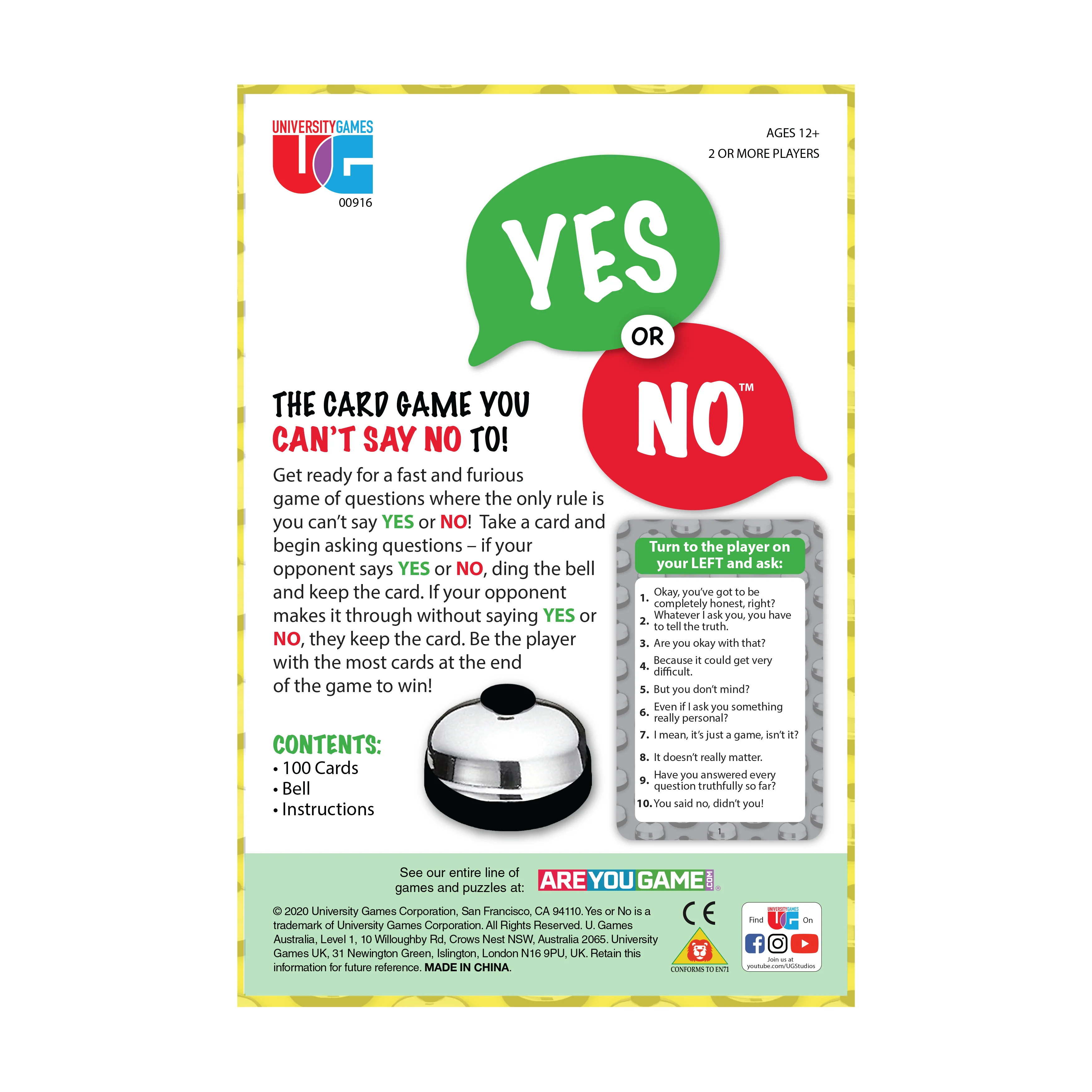 Yes or No Classic Card Game - Ultimate Question Challenge - Image 3