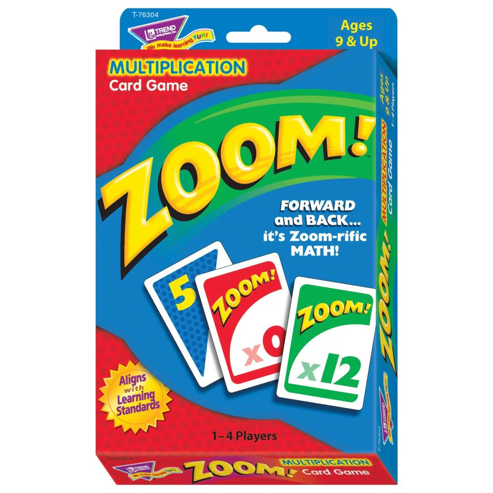Zoom! Math Mastery Card Game for Kids