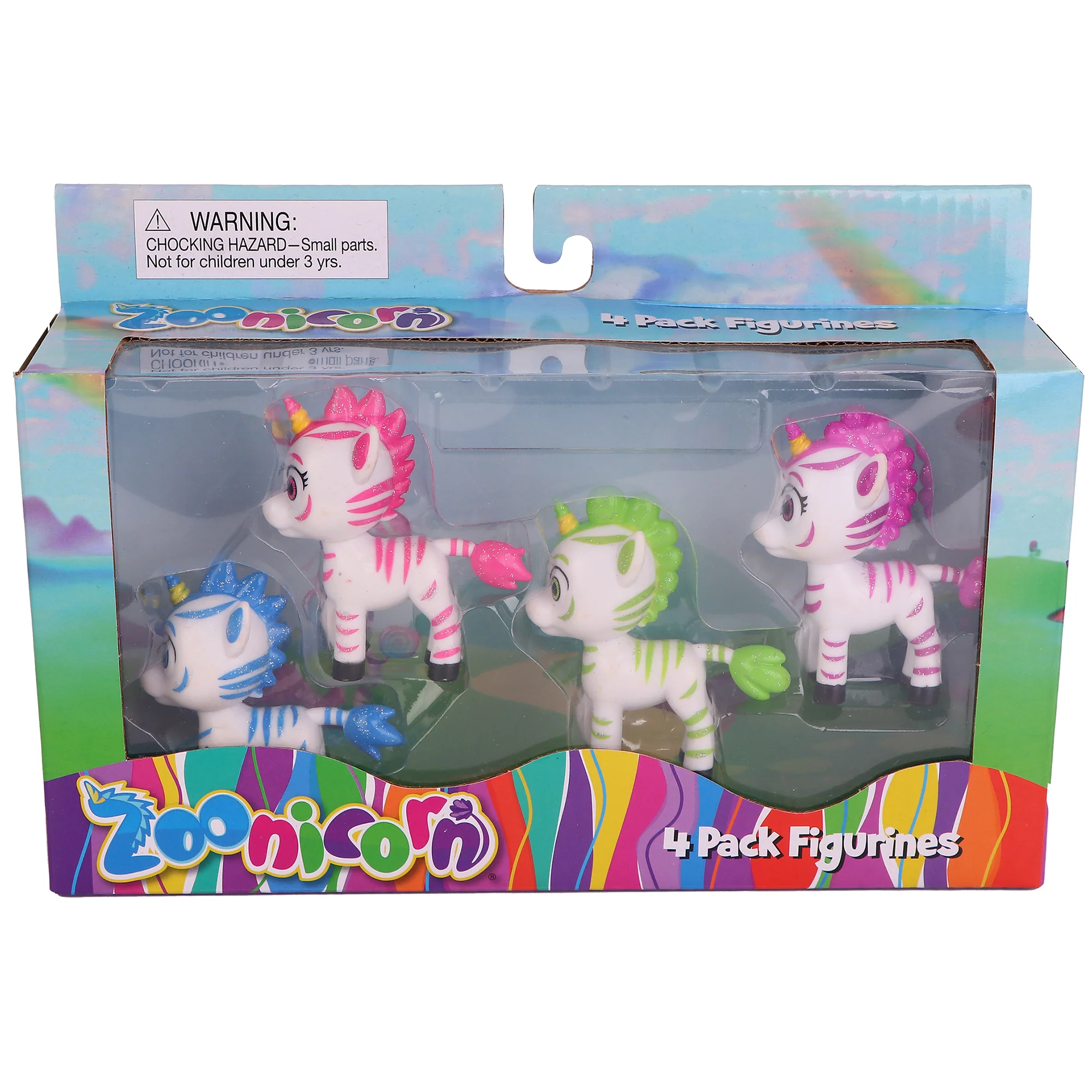 Zoonicorn Mini Figurine Set, 4-Pack 2.75 inch - Aliel, Ene, Promi, Valeo - Kids 3+ - Image 2