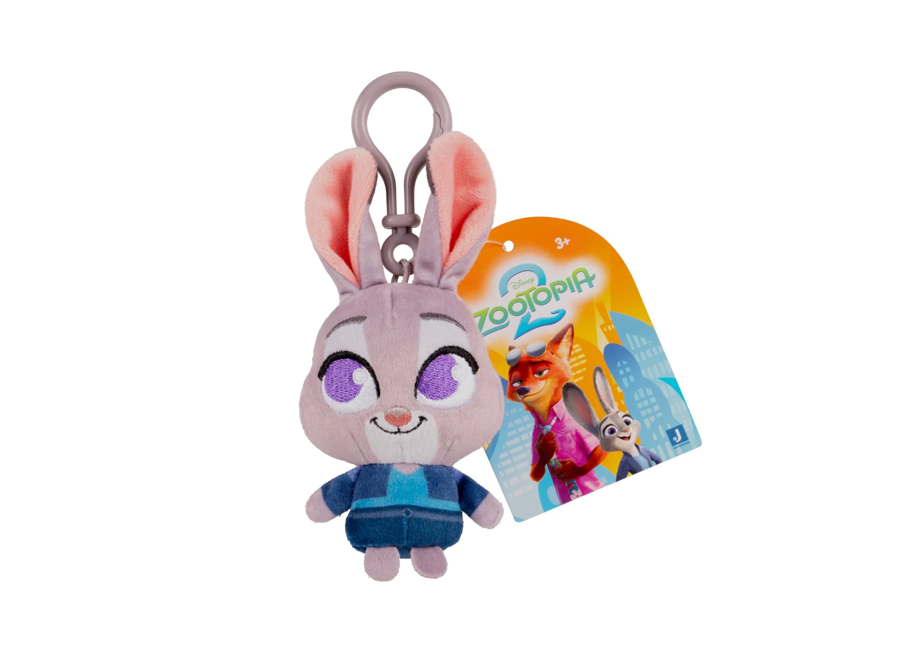 Zootopia 3-Inch Officer Judy Hopps Clip-On Plush Toy - Image 5